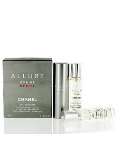 Chanel Allure Homme Sport Eau Extreme Travel Spray And Two Refills plus qu'un jeu 